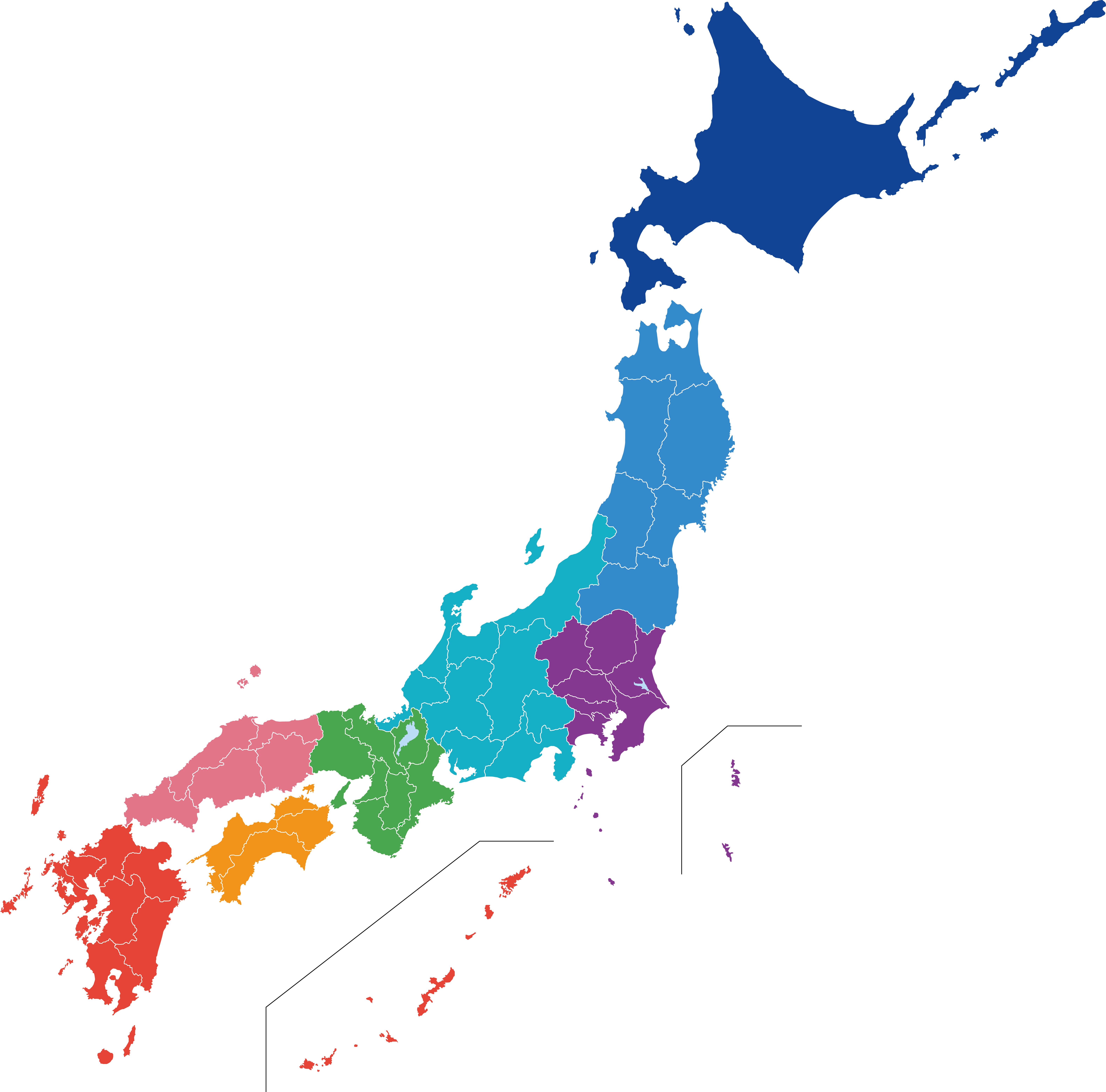 日本地図